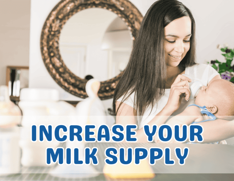 Breastfeeding mom using a breast pump and drinking water, focusing on increasing milk supply naturally and effectively.