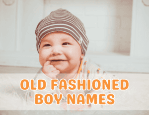 Sweet baby boy wearing a cozy brown striped hat