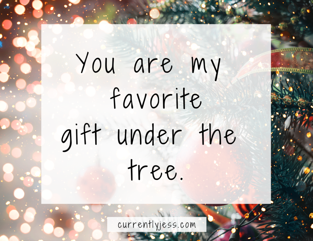 baby's first christmas quote graphic