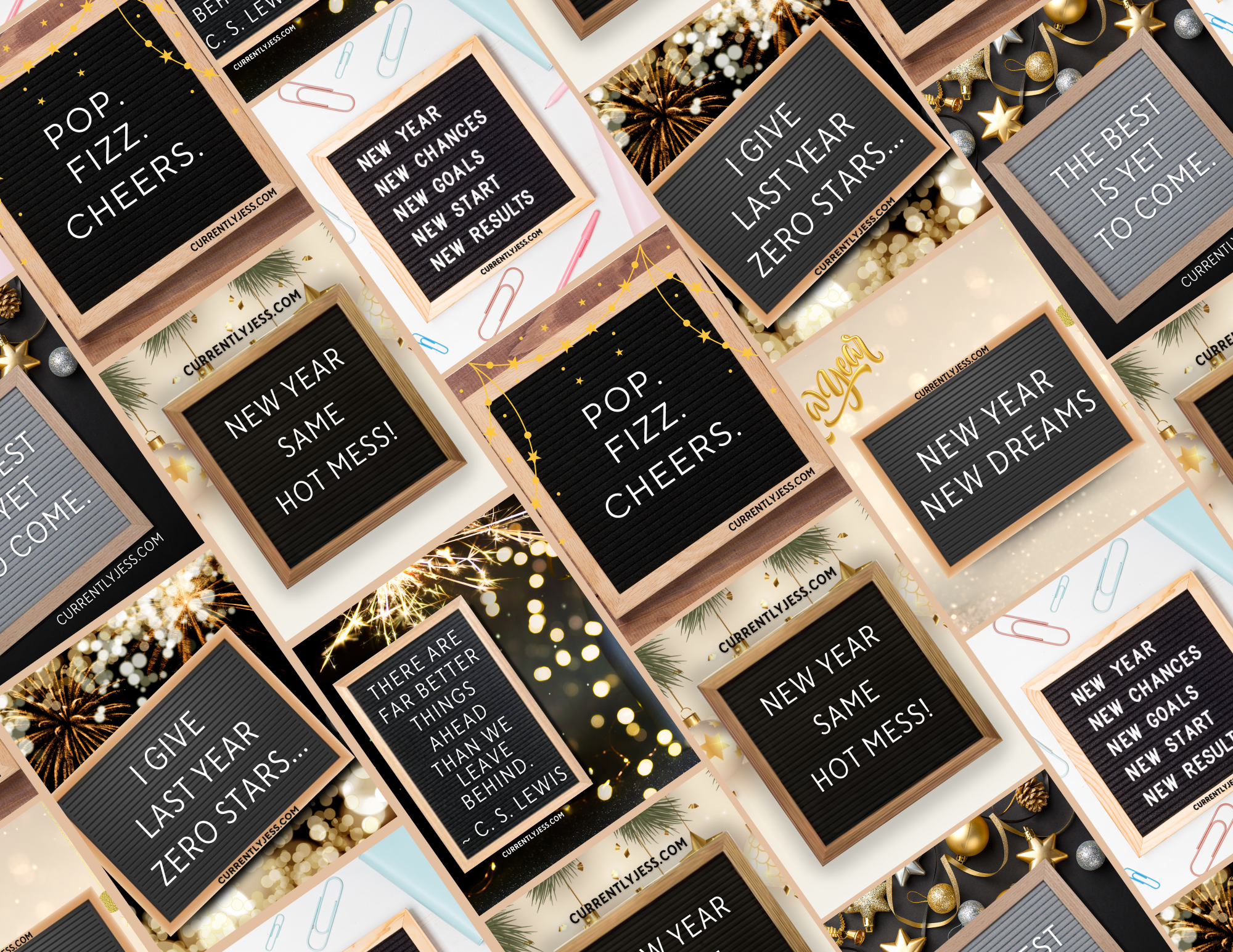 83+ Best New Year Letter Board Quotes