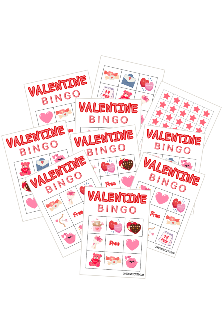 Valentine's Day Bingo Collage image