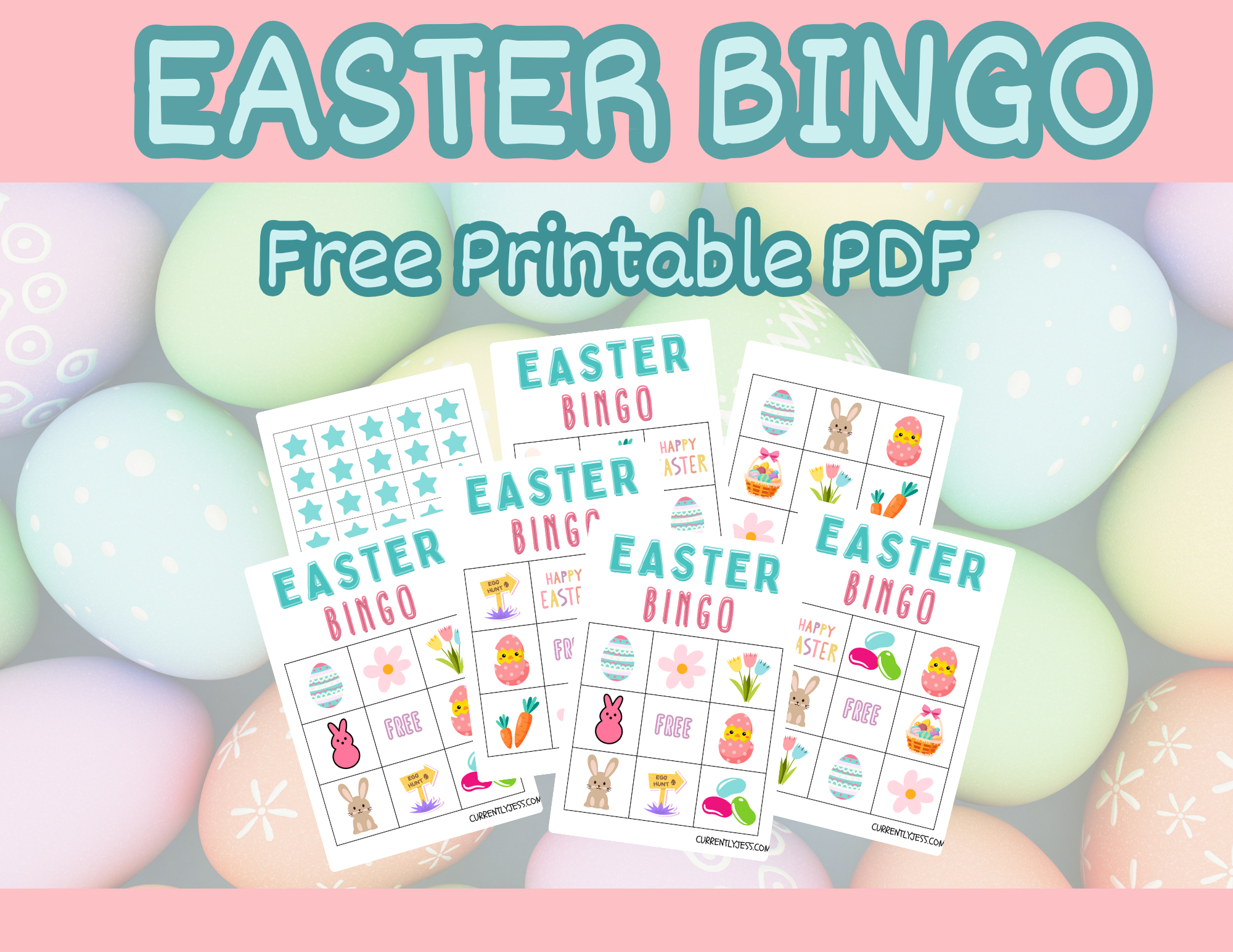 FREE Printable Easter Bingo Cards [PDF]