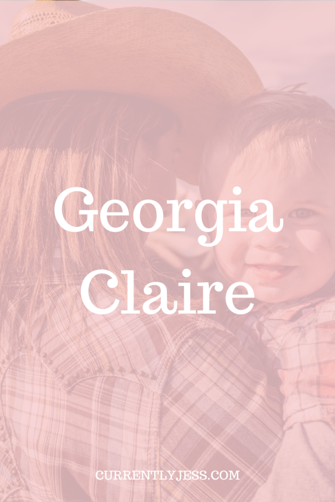 Georgia Claire Southern Girl Name