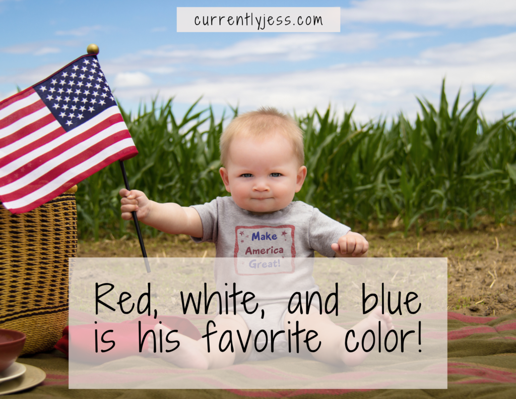 Baby's first fourth of July captions and quotes image 2