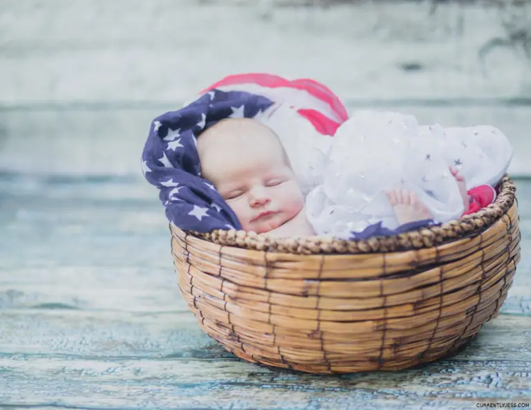 Baby's first Fourth of July quotes and captions cover photo