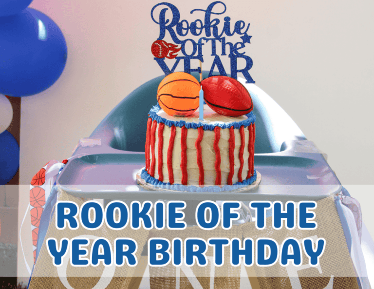 DIY Rookie of the Year First Birthday Party