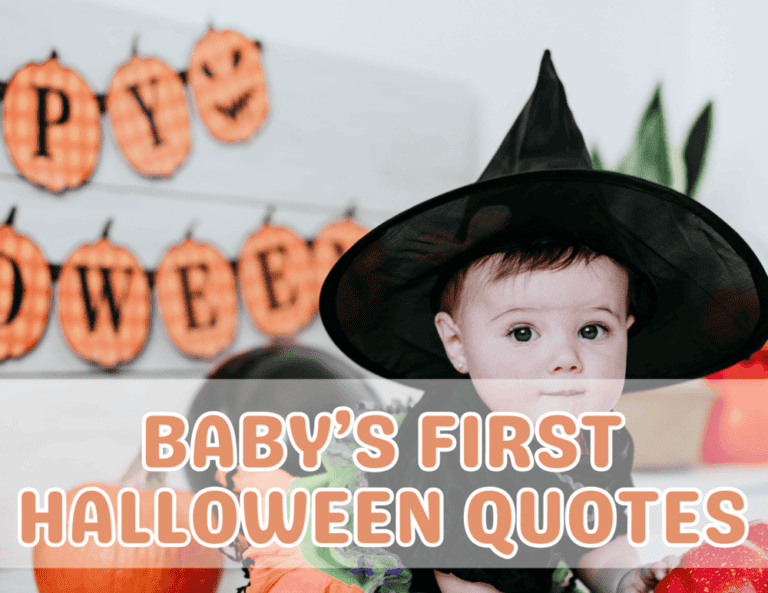 85+ Spook-tacular Baby’s First Halloween Quotes and Captions You’ll Love
