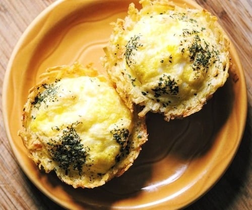 hash brown egg nest recipes for a savory Christmas breakfast