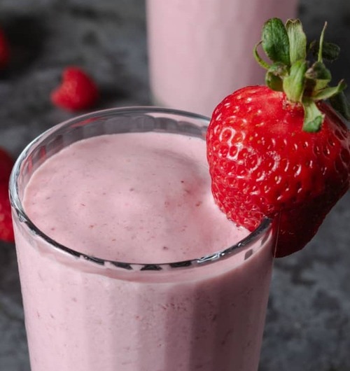 Valentine's Day Breakfast recipes pink smoothie photo