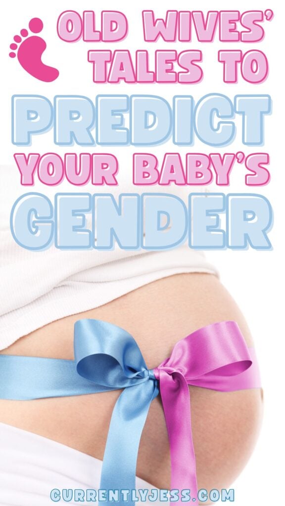 Pinterest image for Old Wives Tales for Gender Reveal Predictions