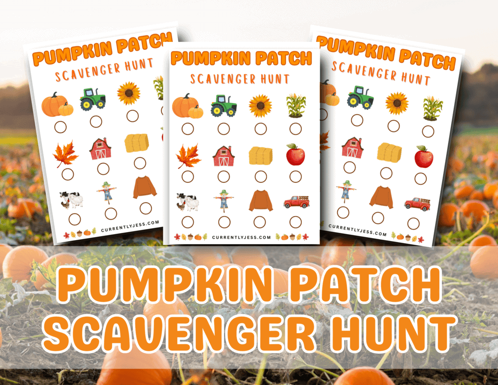 Pumpkin Patch Scavenger Hunt Printable for Kids – Free Fall Activity for All Ages