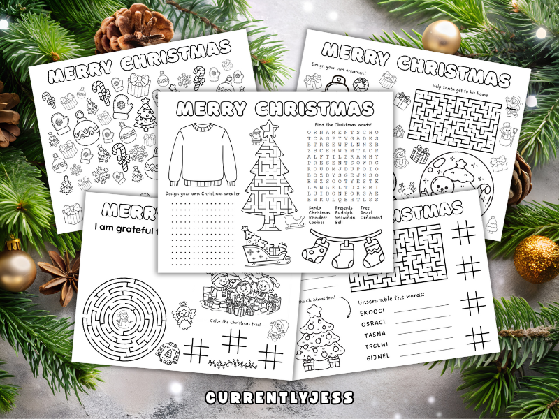 free-christmas-placemat-printable-for-kids for Free Printable Printable Christmas Placemats FREE Christmas Placemat Printable for Kids - for Free Printable Printable Christmas Placemats