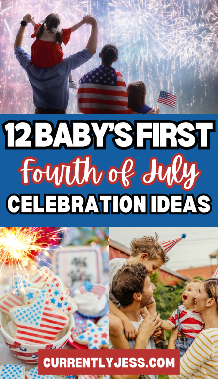 baby's first 4th of July celebration ideas pinterest image