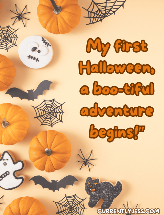 Baby's first Halloween quotes and captions image 1