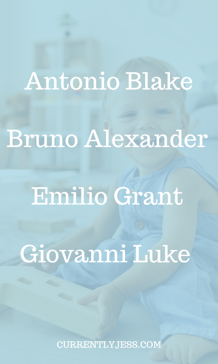 Italian Boy Names 1