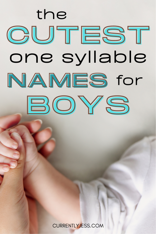 One Syllable Boy Names 2