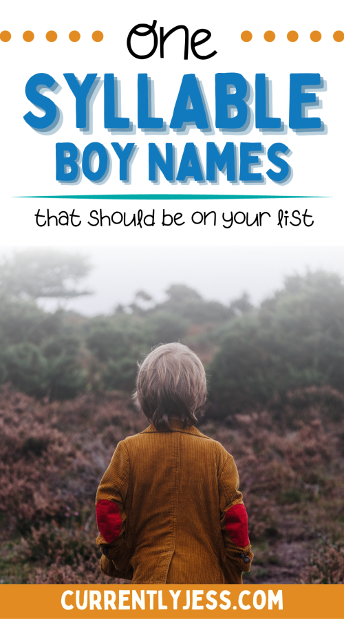 One Syllable Boy Names 4