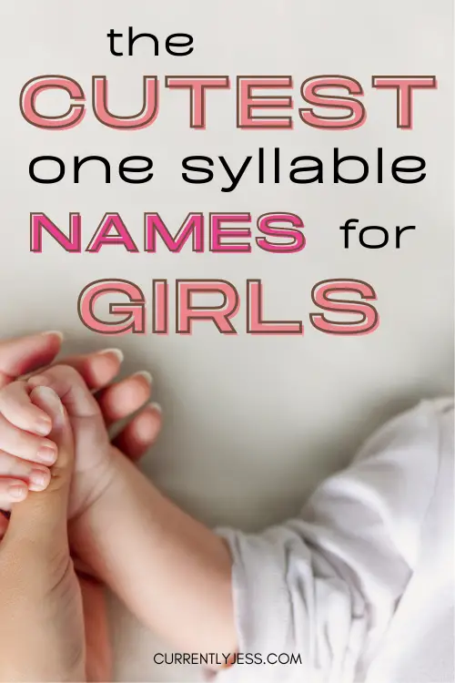 One Syllable Girl Names 5