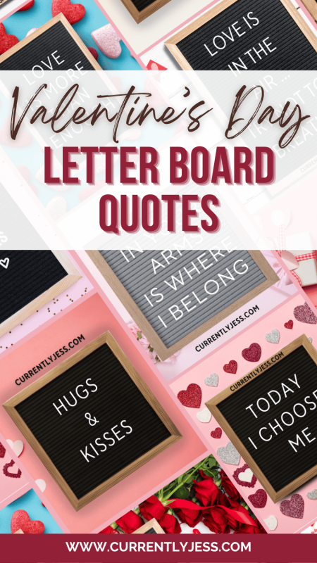 Valentine's day letter board 4