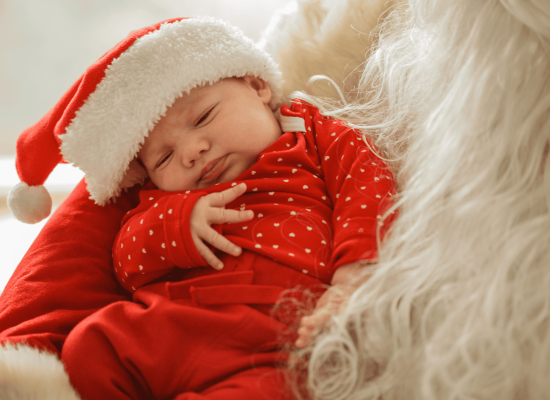 baby with santa