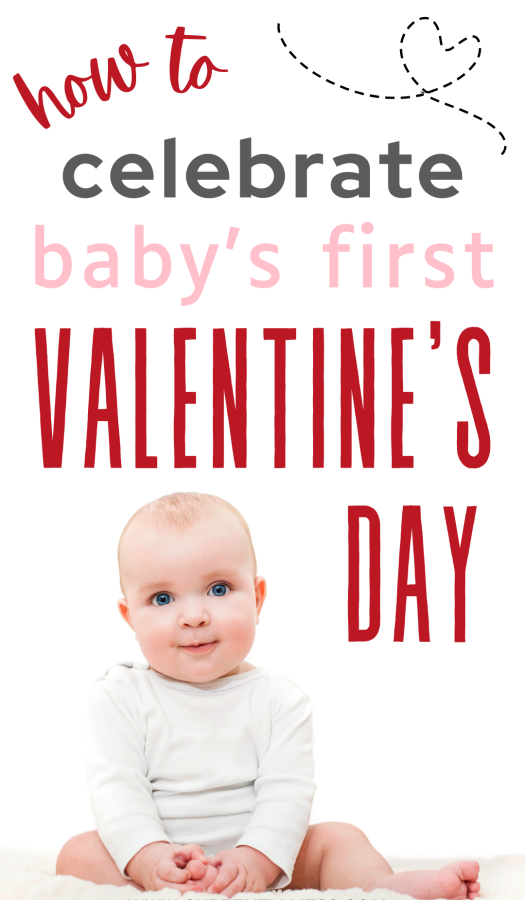 baby's first Valentine's Day activities pinterest image