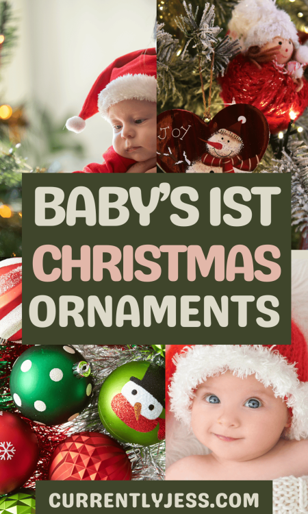 baby's first christmas ornaments 1