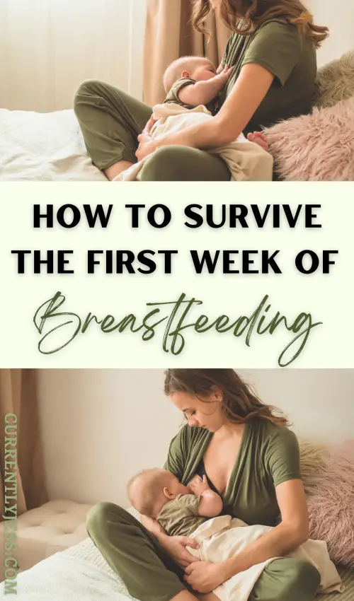 Surviving the first week breastfeeding a newborn