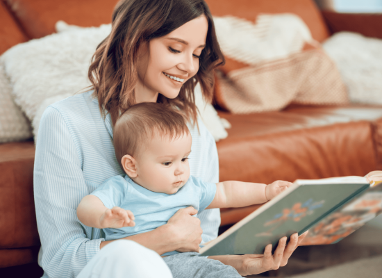 reading to baby